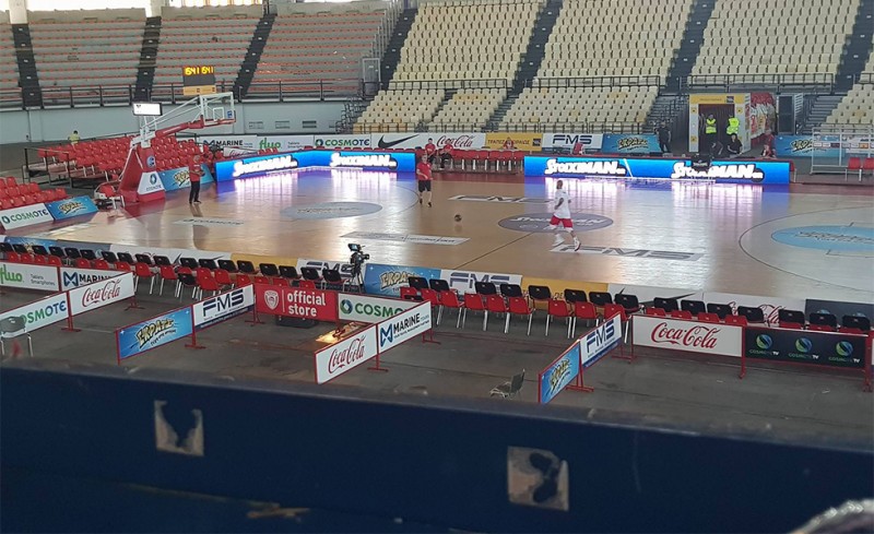 Από νωρίς στο γήπεδο ο Σπανούλης! (photos)