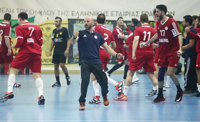 Ολυμπιακός-Γ.Α.Σ. Καματερού 29-21 (Τελικό)
