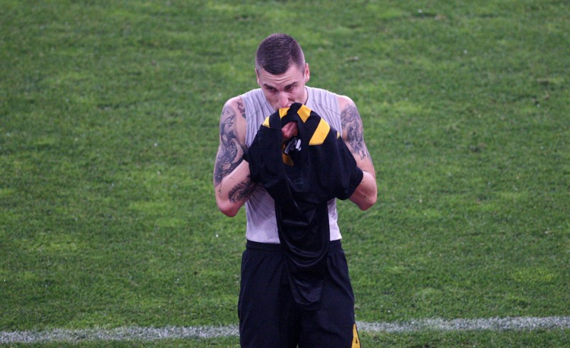 Βαρέθηκε στο σπίτι και πήγε κανονικά για προπόνηση