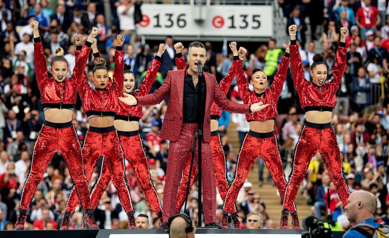 Λαμπερή η τελετή έναρξης του Μουντιάλ