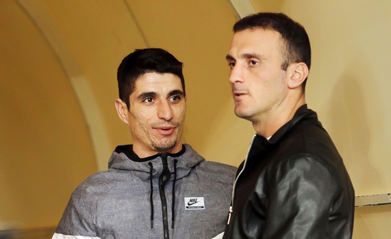 Δίπλα στους συμπαίκτες του ο Τοροσίδης