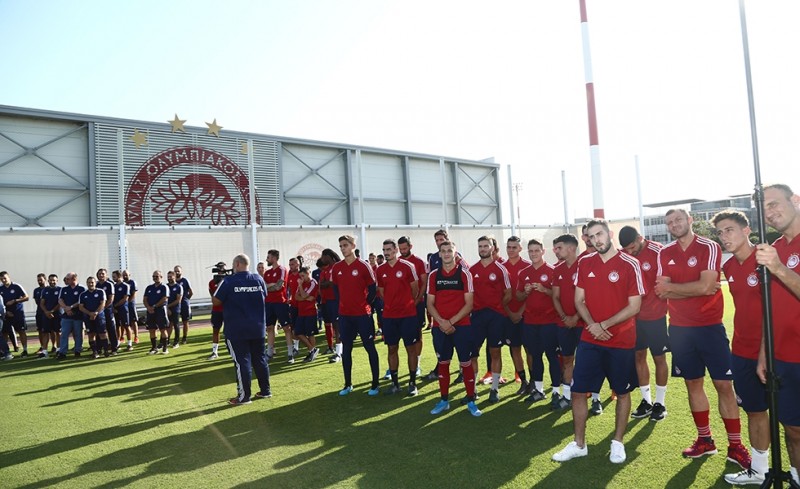 Ο Αγιασμός από την κάμερα του Olympiacos TV