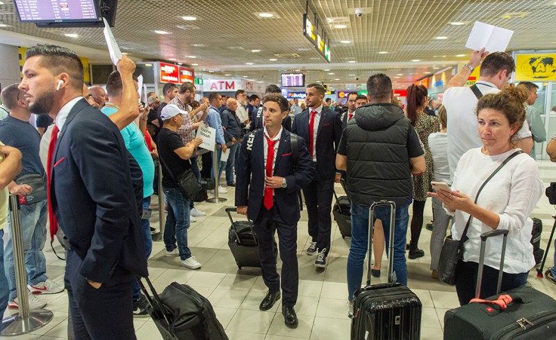 Εικόνες από την άφιξη στη Σερβία