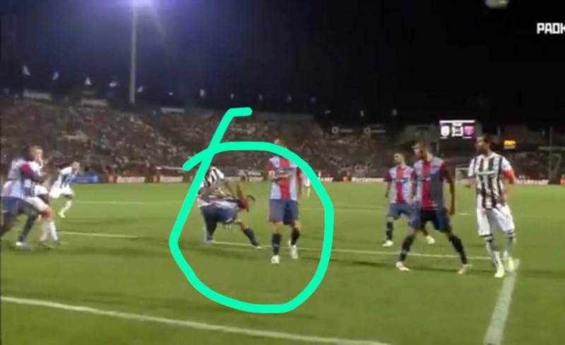 Επιθετικό φάουλ το 2-1 του ΠΑΟΚ, φοβήθηκε ο Παπαπέτρου!