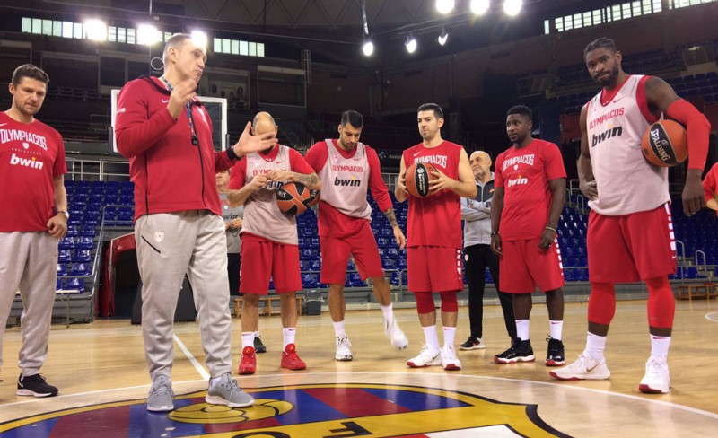 Συνέχεια με προπόνηση στο «Palau Blaugrana» (photos)