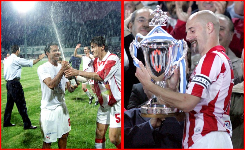 Πρωτάθλημα και Κύπελλο στον Ολυμπιακό (photos, videos)