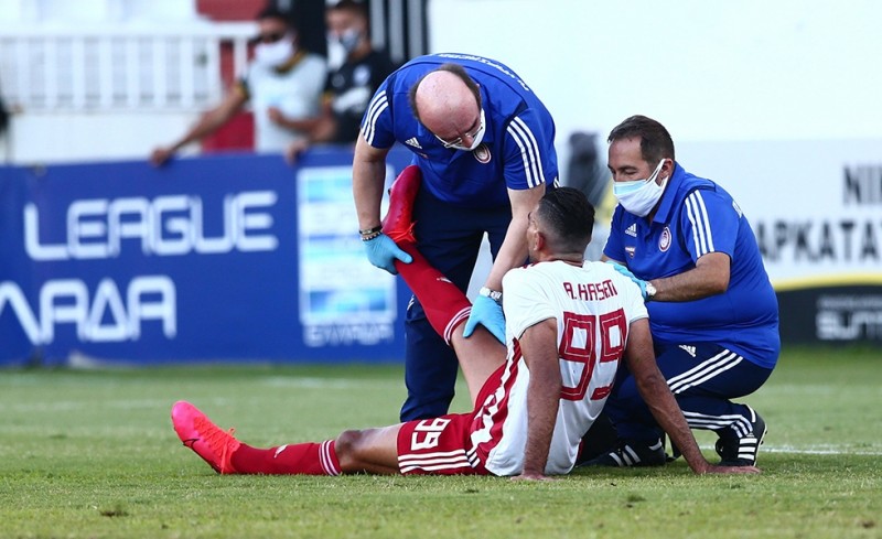 Βγήκε τραυματίας ο Χασάν