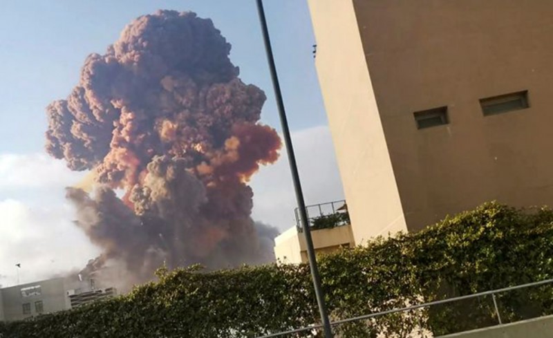 Ισχυρή έκρηξη στη Βηρυτό! Σοκαριστικά βίντεο