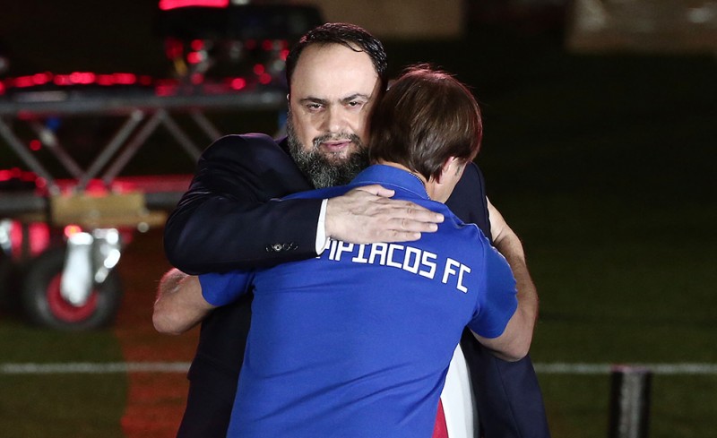 Μαρινάκης: «Πολύ καλός προπονητής. Δεν είχαμε να συζητήσουμε πολλά...»