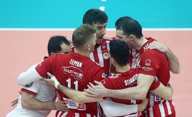 ΠΑΟΚ-Ολυμπιακός 3-2 σετ (Τελικό)