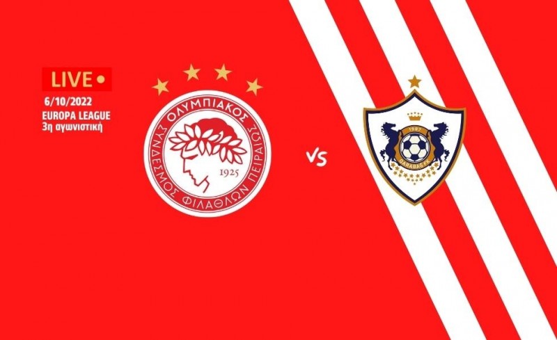 Live Streaming | Ολυμπιακός - Καραμπάχ σε περιγραφή του Διονύση Βερβελέ