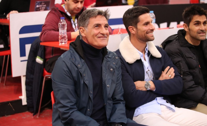 Στο ΣΕΦ για να δει Θρύλο ο Μίτσελ! (photos)