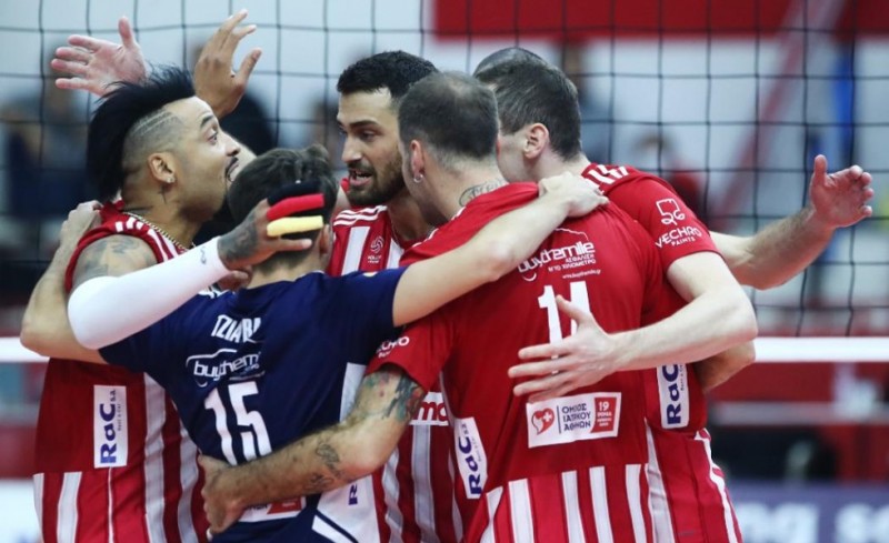 Ολυμπιακός-Αριστοτέλης Σκύδρας 3-0 σετ