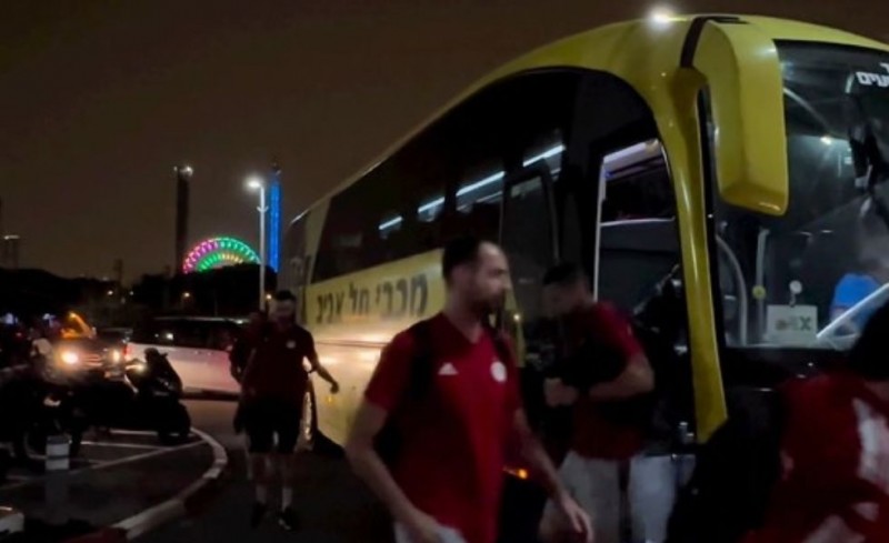 Το βίντεο με την άφιξη του Ολυμπιακού στην «Shlomo Group Arena»