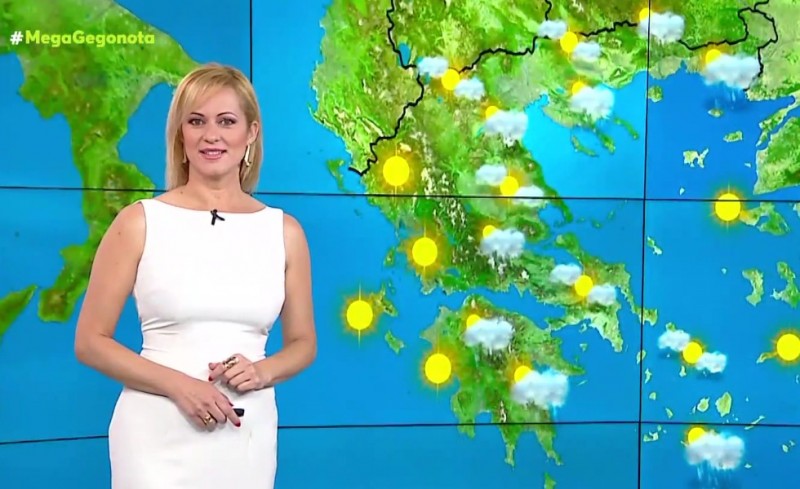 Αίθριος ο καιρός της Δευτέρας