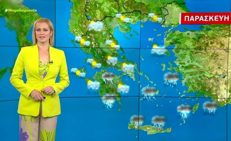 Σε αυτές τις περιοχές θα βρέξει την Παρασκευή (video)