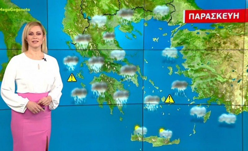 Άστατος ο καιρός την Παρασκευή (video)