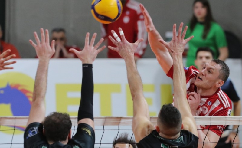 Ηττήθηκε (3-0) από τον Μίλωνα ο Ολυμπιακός