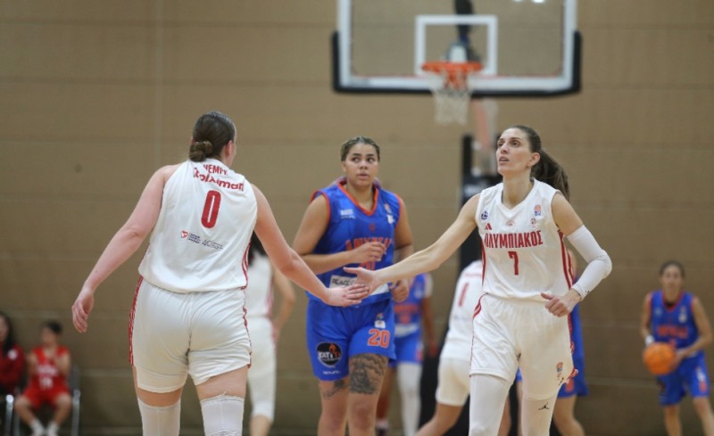 Εξαιρετικός ο Ολυμπιακός, 88-52 τον ΑΟ Αμύντα!