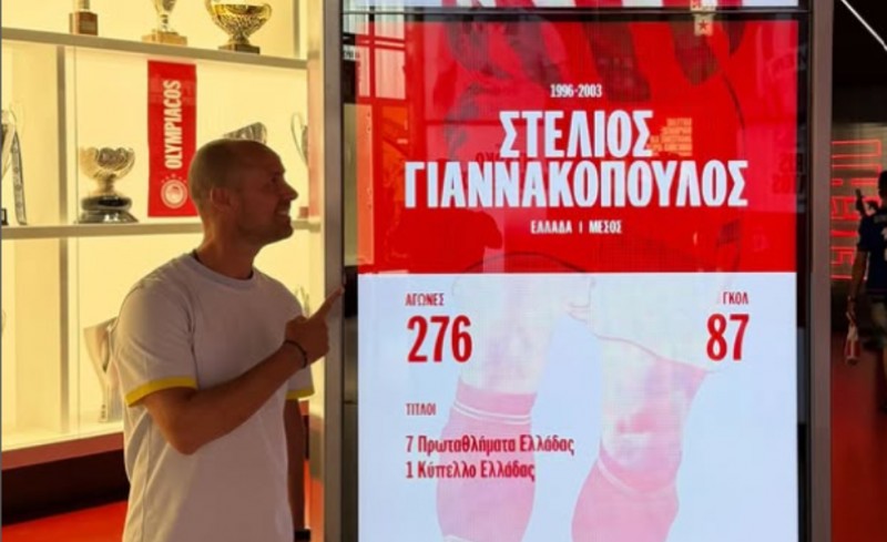 Γιαννακόπουλος: «Υπέροχη δουλειά στο νέο μουσείο του Ολυμπιακού»