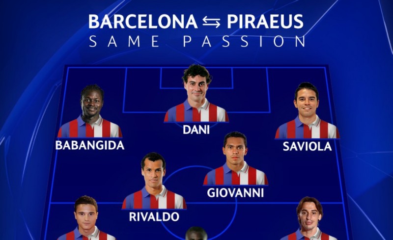 Oλυμπιακός-Μπαρτσελόνα: «Το ίδιο ποδοσφαιρικό πάθος» (photo)