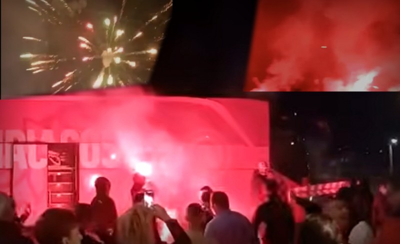 «Καυτή» υποδοχή στο Αγρίνιο! (video)